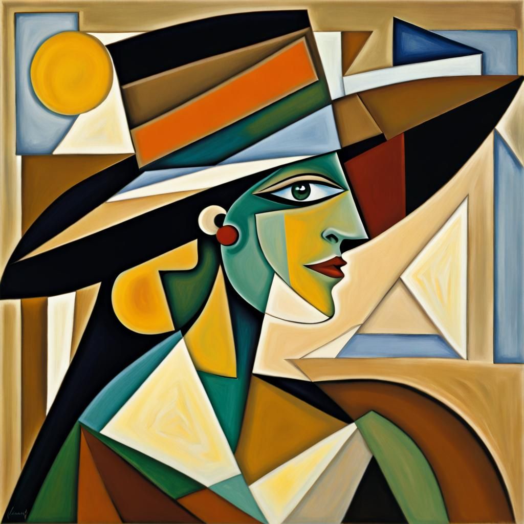 Woman Wearing A Hat   by @HalStorm