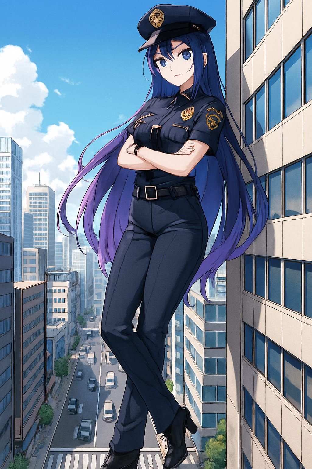 Police Chief: "Just stand there and look pretty. No one will...