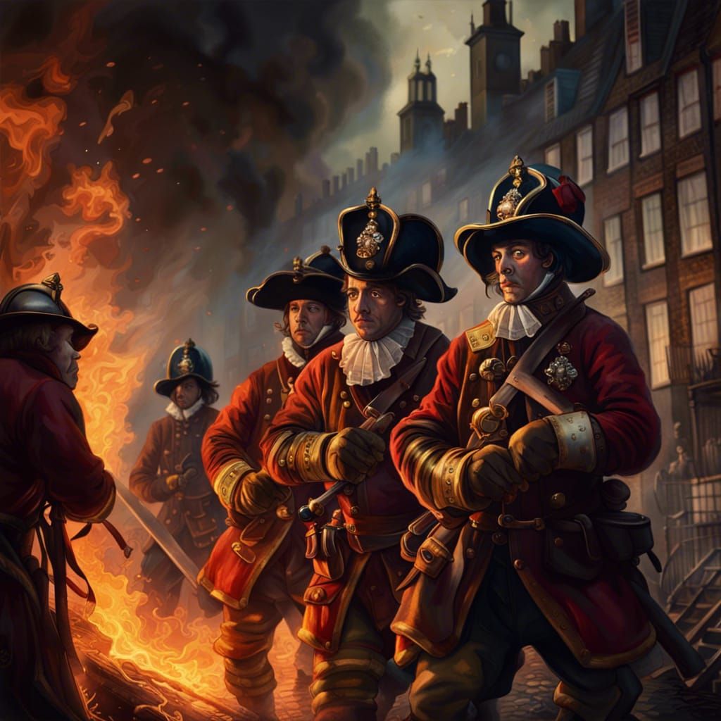 fire of london, 1600's