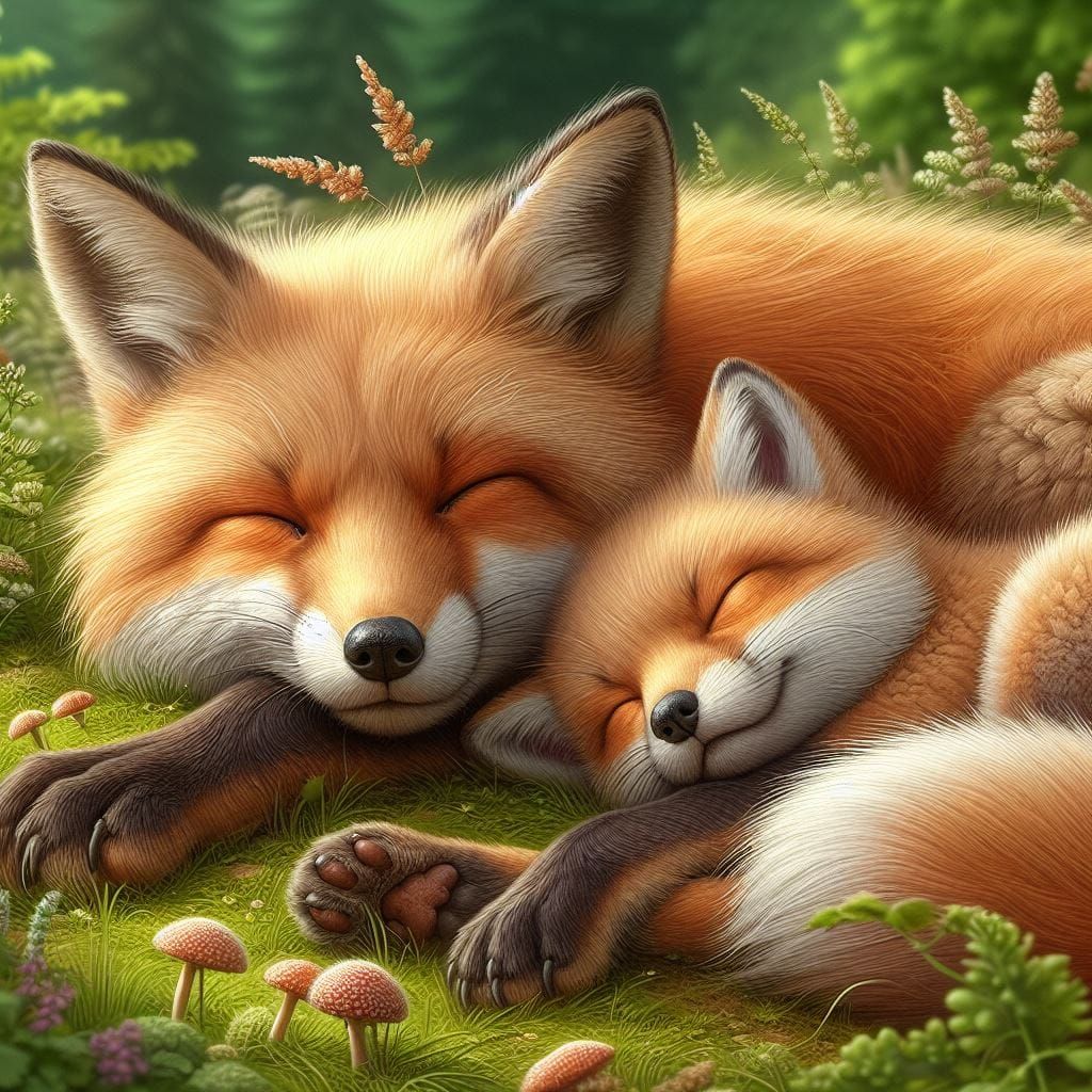 Sleepy Foxes