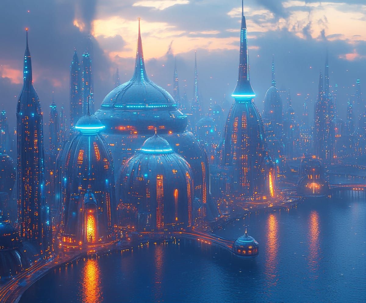 SeaScape, A Hydropowered City