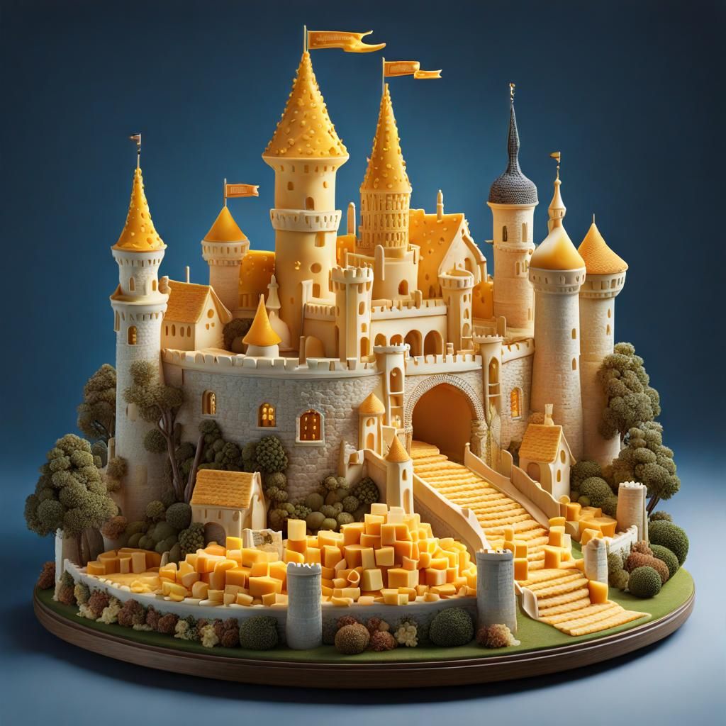 Castle of Cheese  by @Totally4Ryo