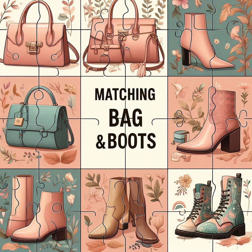 Logo matching bag&boots - spring