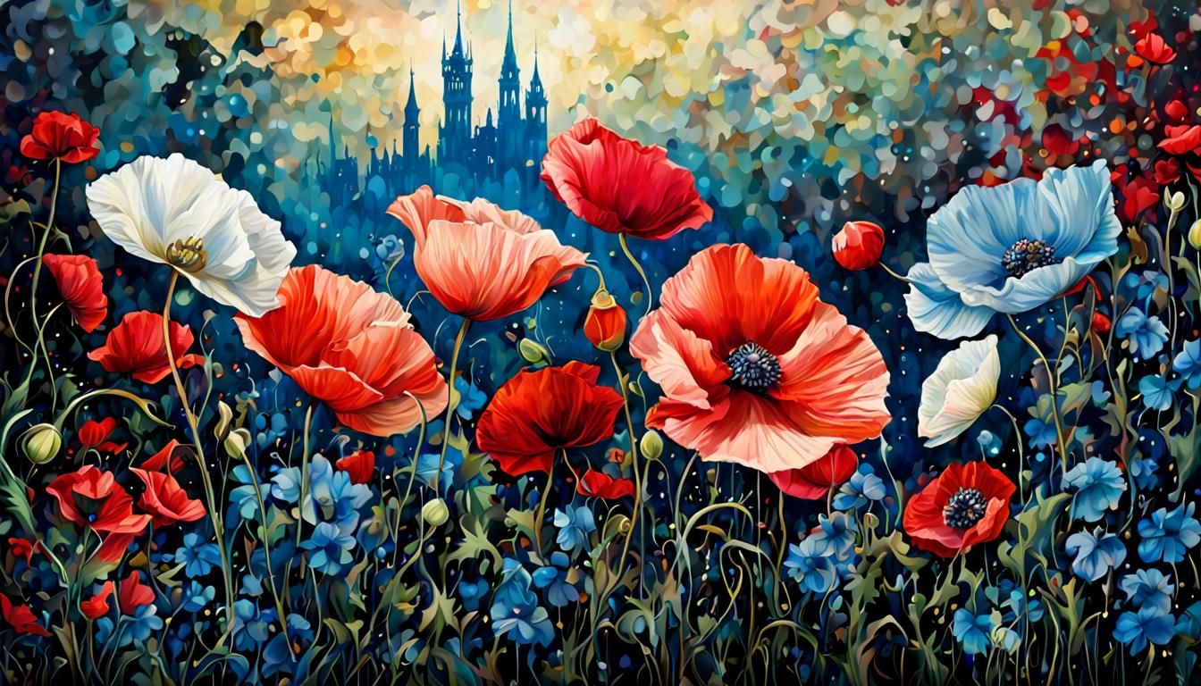 Sea Of Poppies  by @NeithAlgol