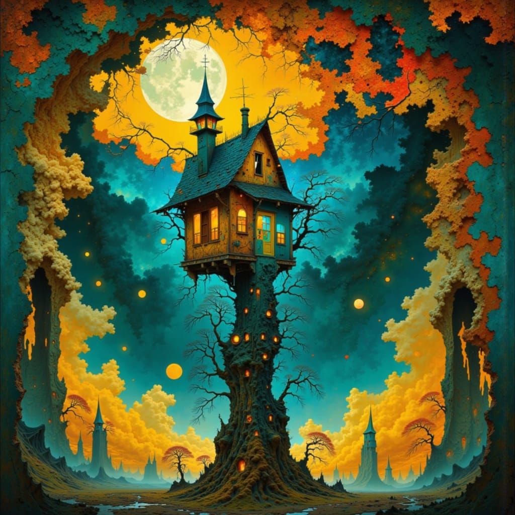 strange and artistic <lora:Novum Arte:1.0>