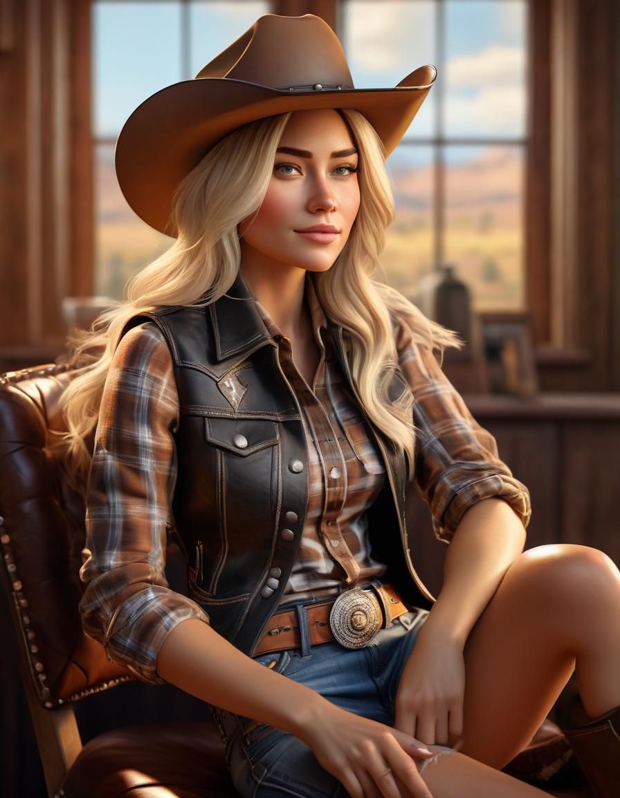 Beautiful cowgirl