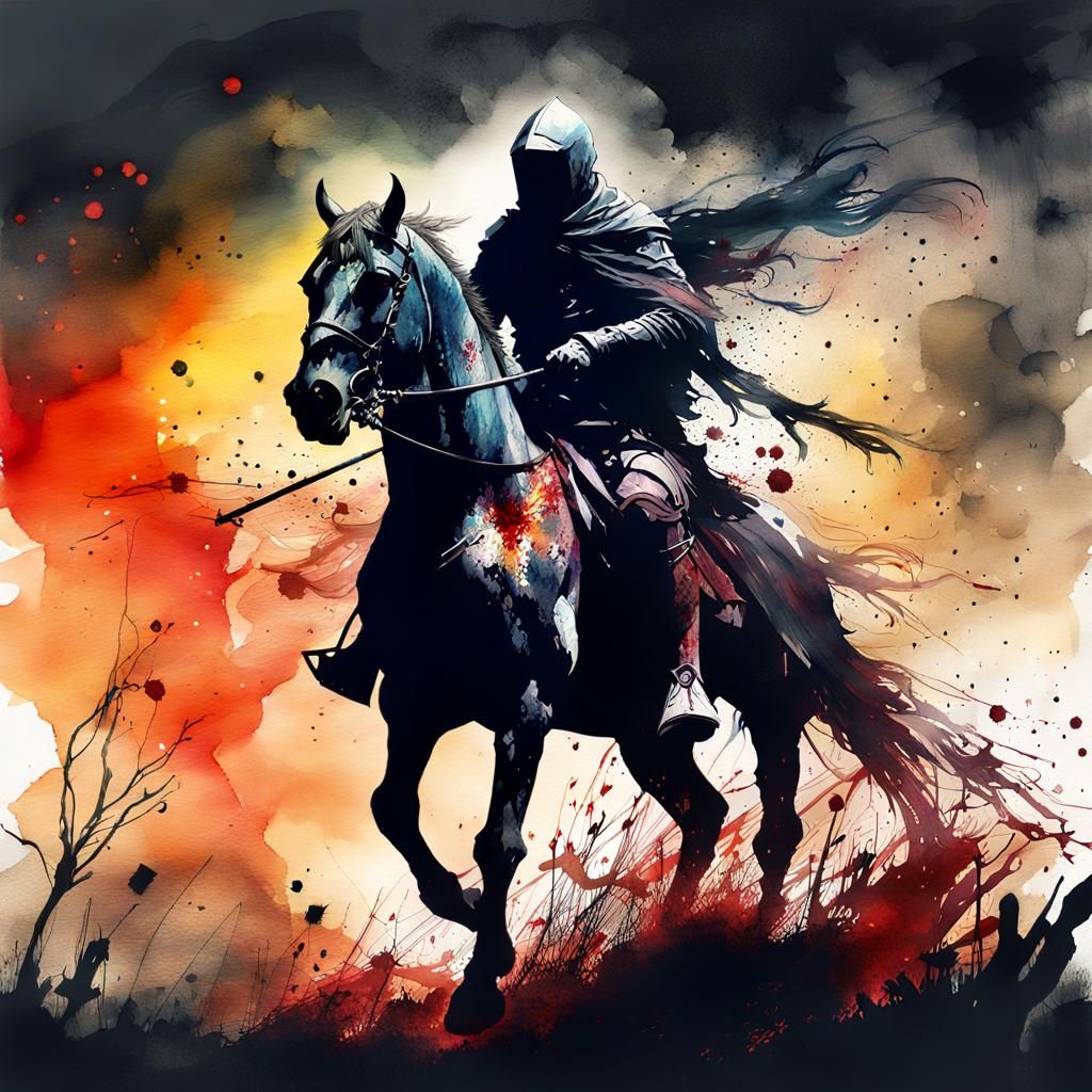 Mysterious Figures / Horseman