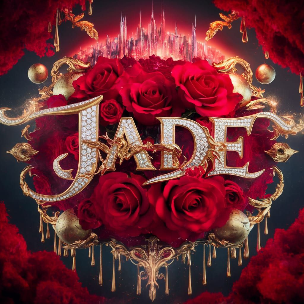 A stunning, high-resolution Artstation image showcasing a futuristic city skyline, illuminated by vibrant red and gold hues. The central foc...