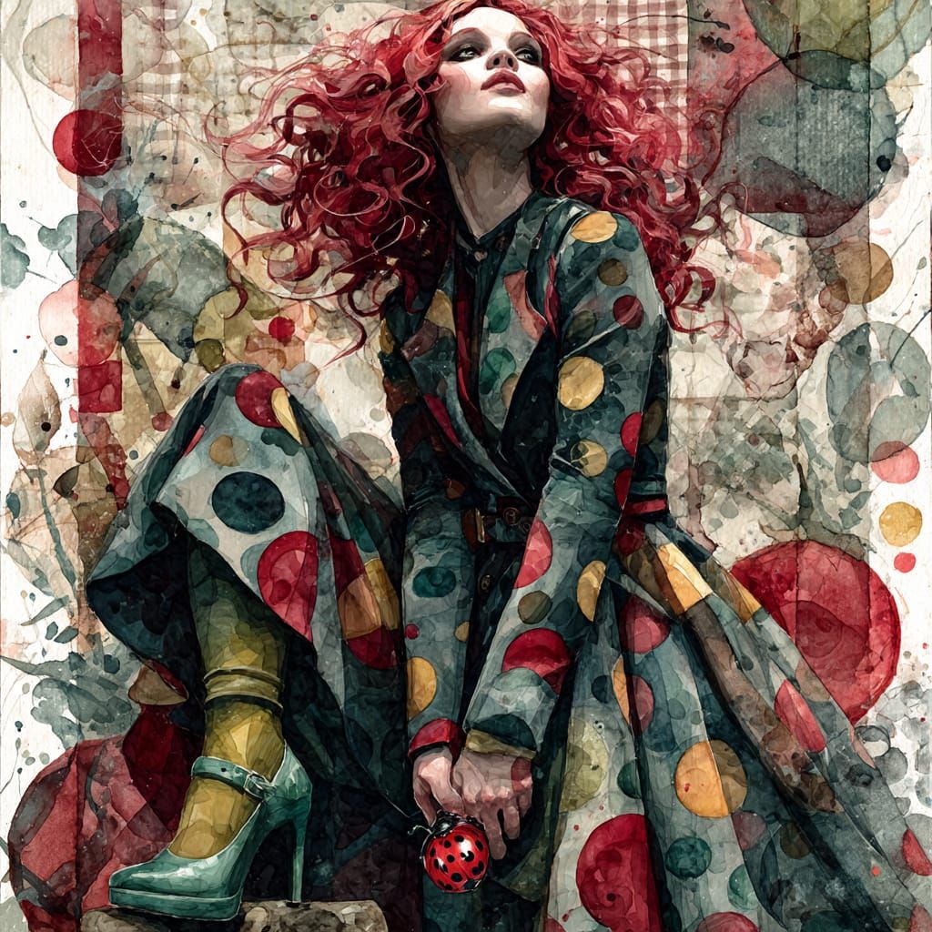 simply her, aquarelle