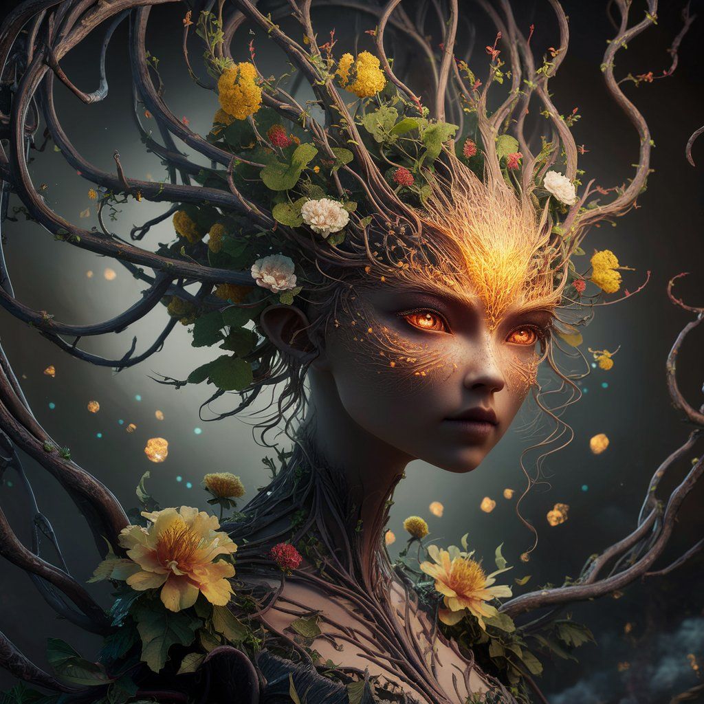 Nature Goddess Portrait