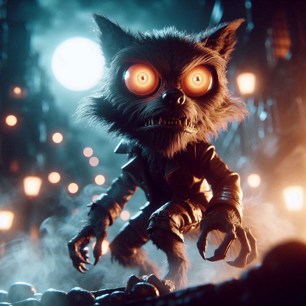 A Tim Burton's werewolf