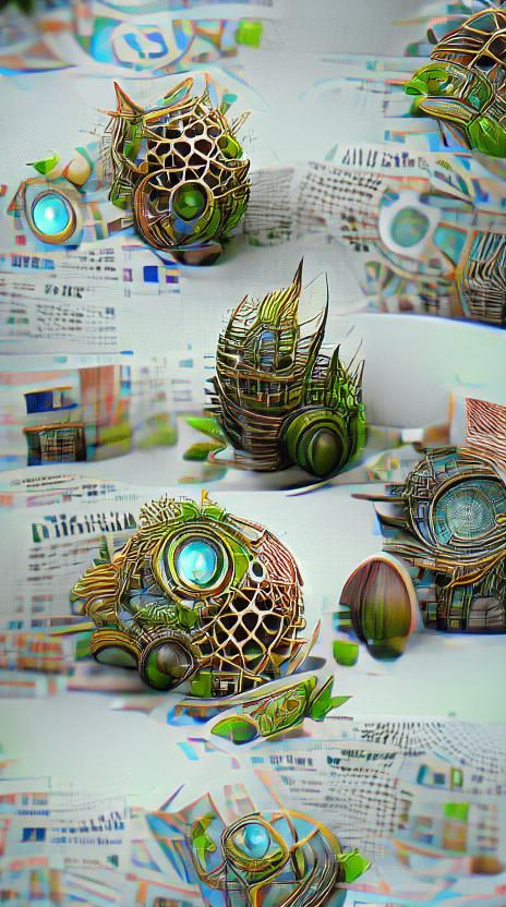 mixed media majolica digital illustration 3Delight 3D shading Cinema 4D LightWave 3D Horde3D Mandelbulber3d Unity 3D Aut...