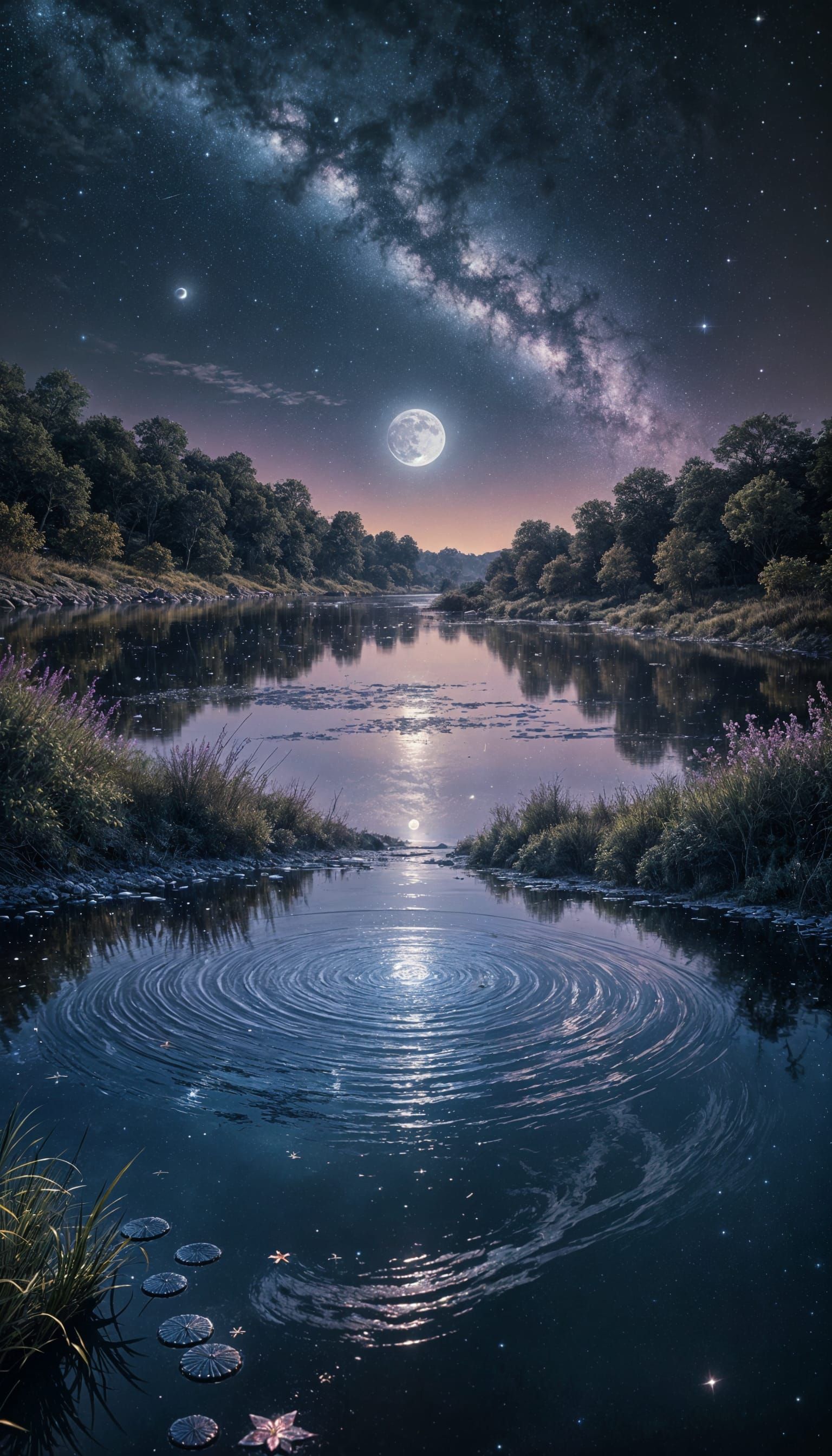 Lunar Reflection  by @Kolbrandr