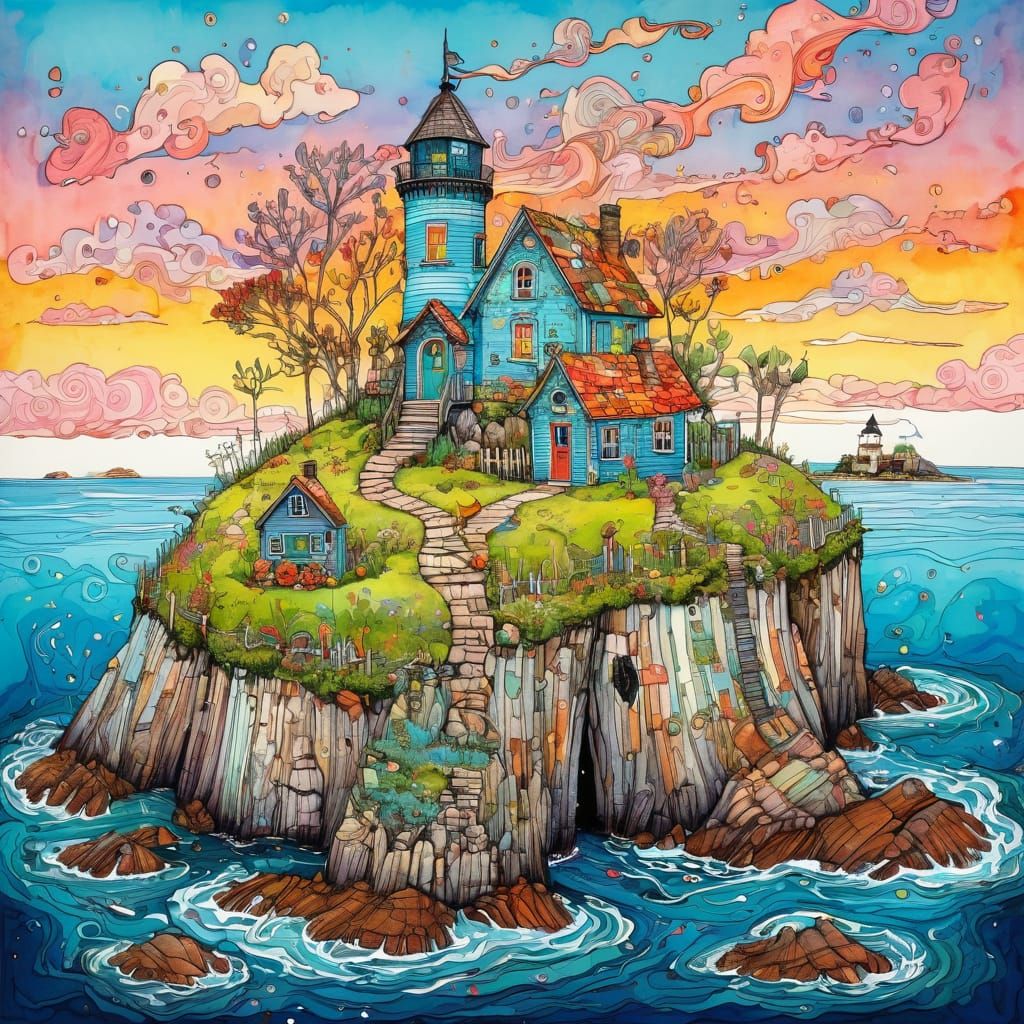 lighthouse island
