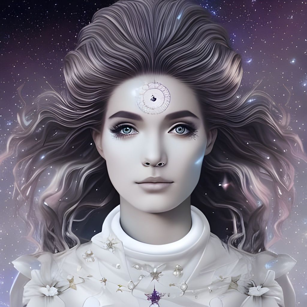 Constellation maiden - AI Generated Artwork - NightCafe Creator