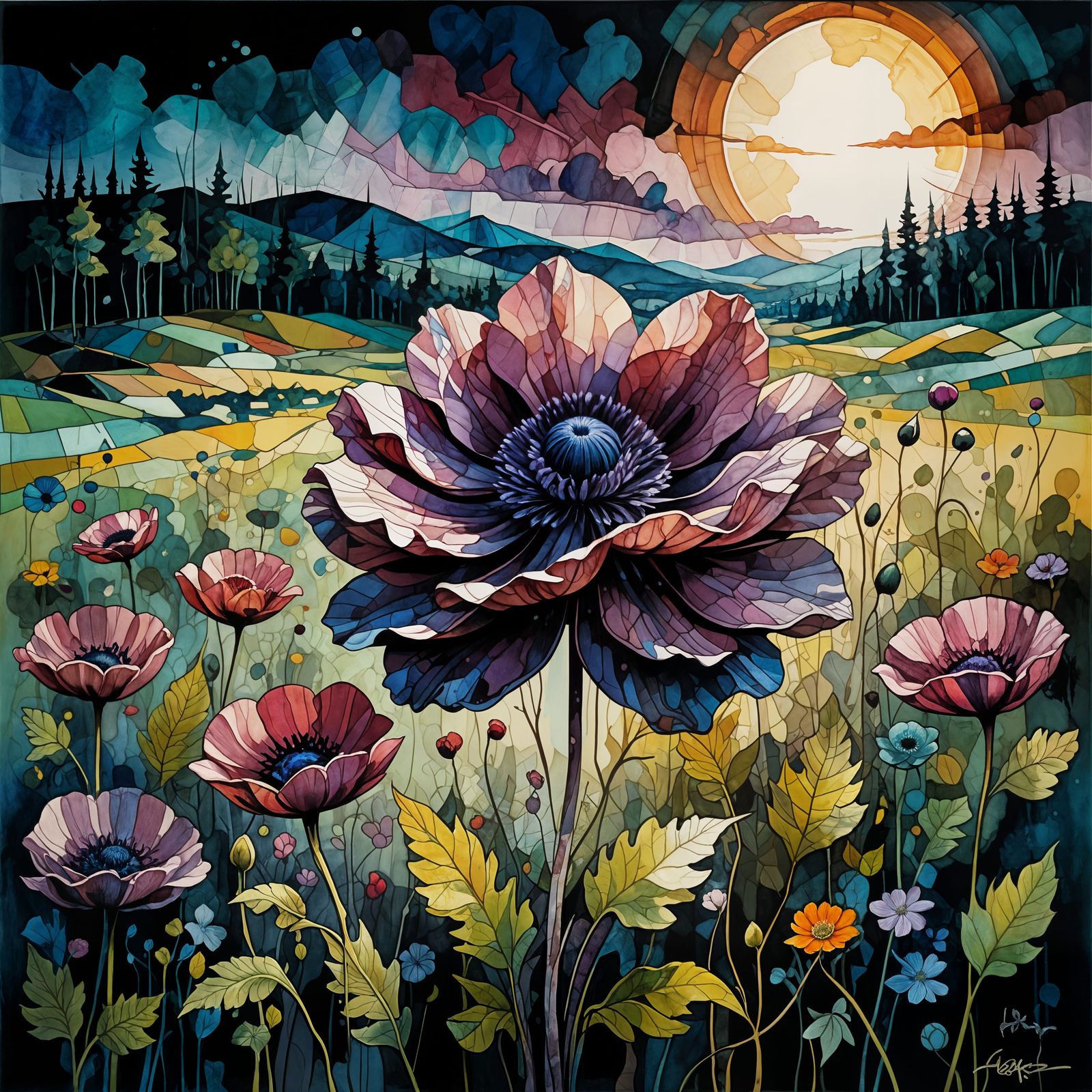 She Bloomed Where No One Looked  by @Bunnzo