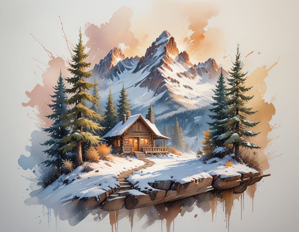 double exposure merge of all images keeping a misty translucent effect. Merge colour palette into complimentary pastel tones. Naturalise the... - Start Image 1