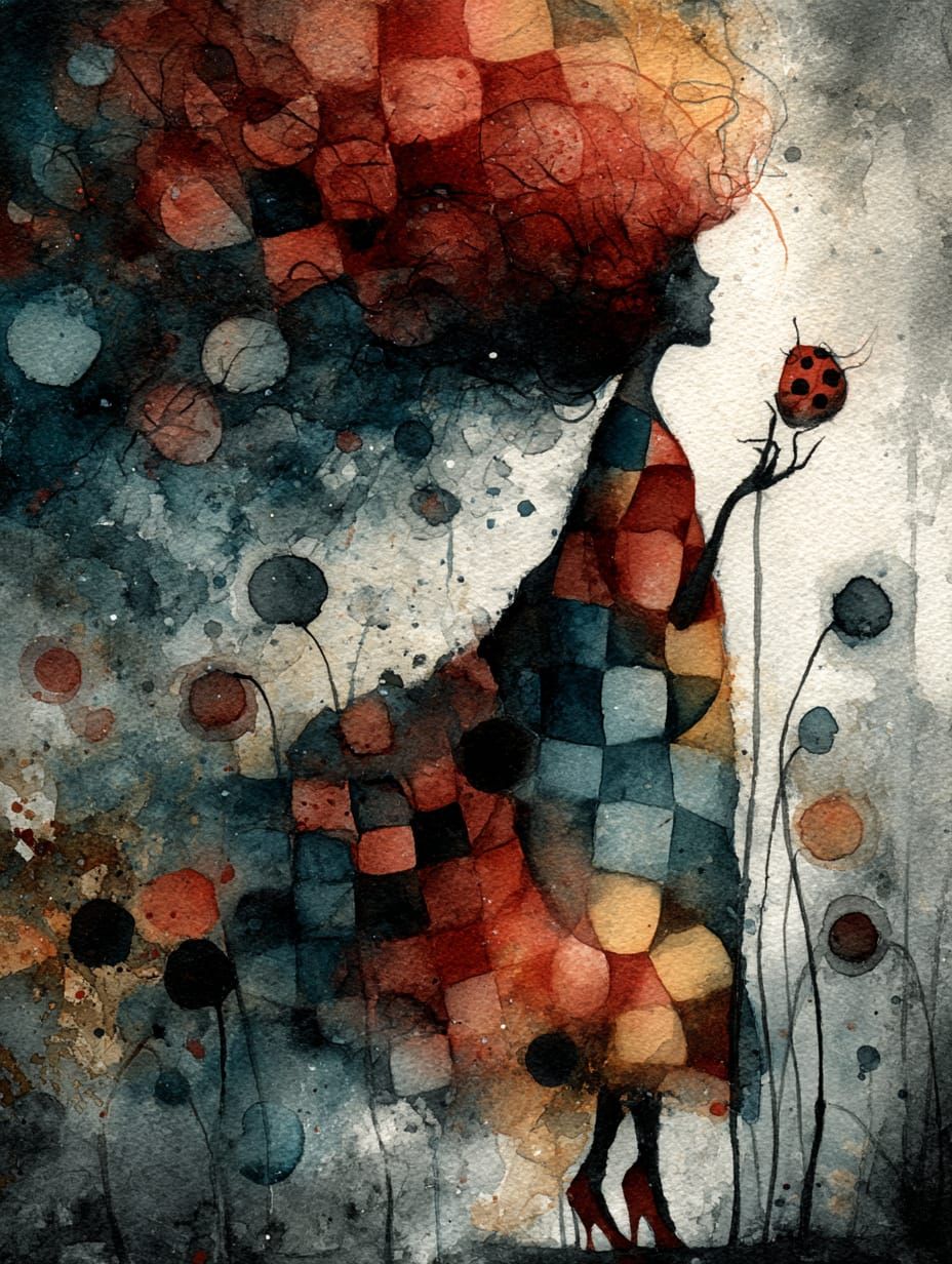 simply her, aquarelle