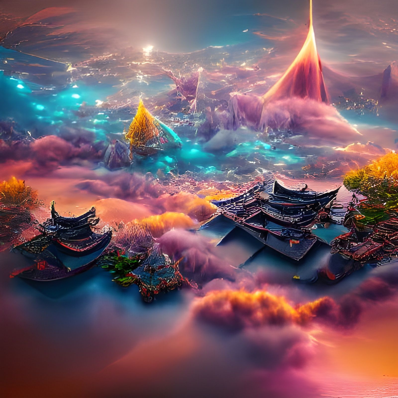 Fantasy realm AI Generated Artwork NightCafe Creator Fantasy realm AI Generated Artwork NightCafe Creator