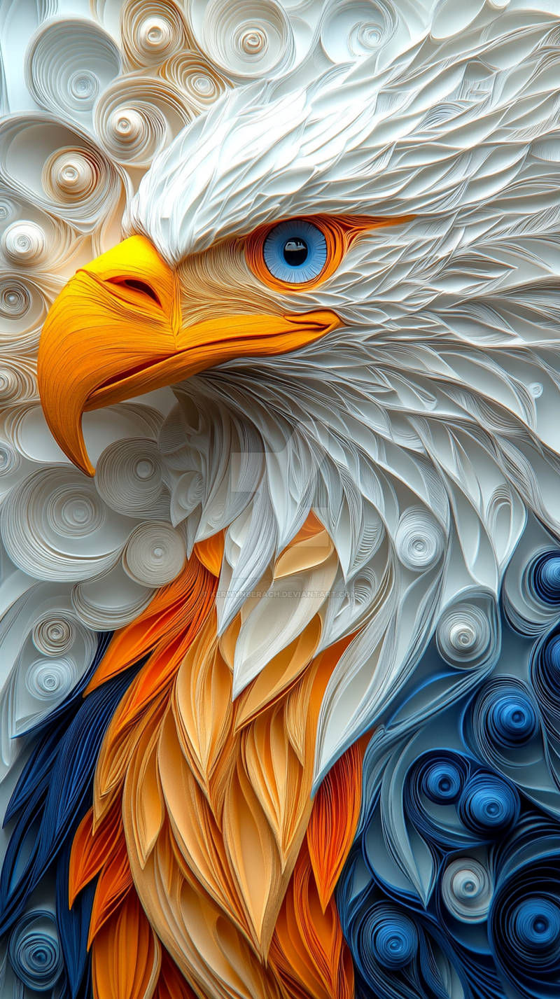 Eagle, papercraft design
