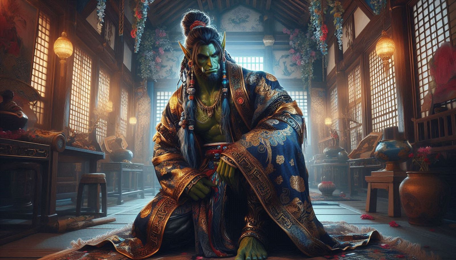 Orc in Kimono