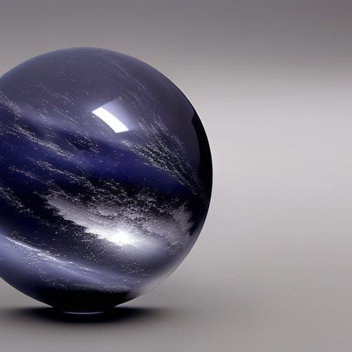 Iolite crystal sphere
