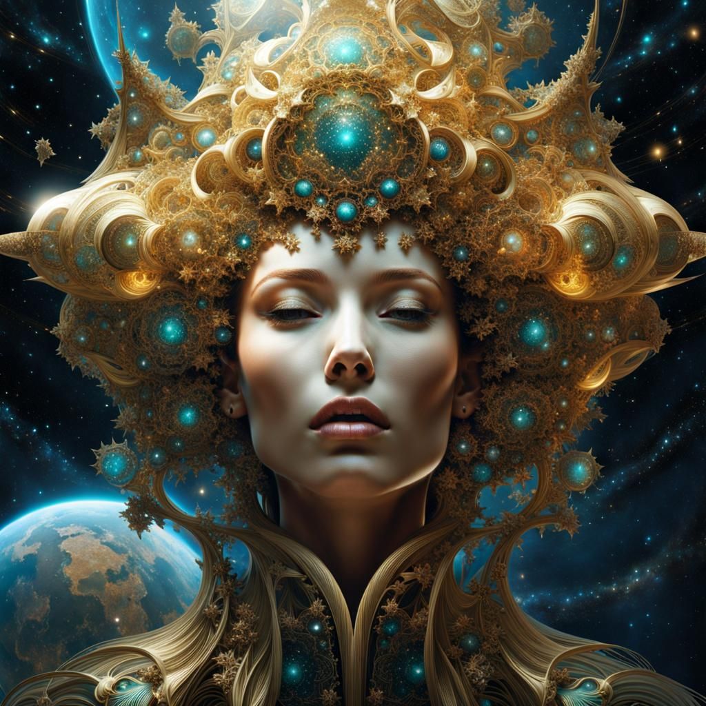 Godess of grid square 23,42 - AI Generated Artwork - NightCafe Creator