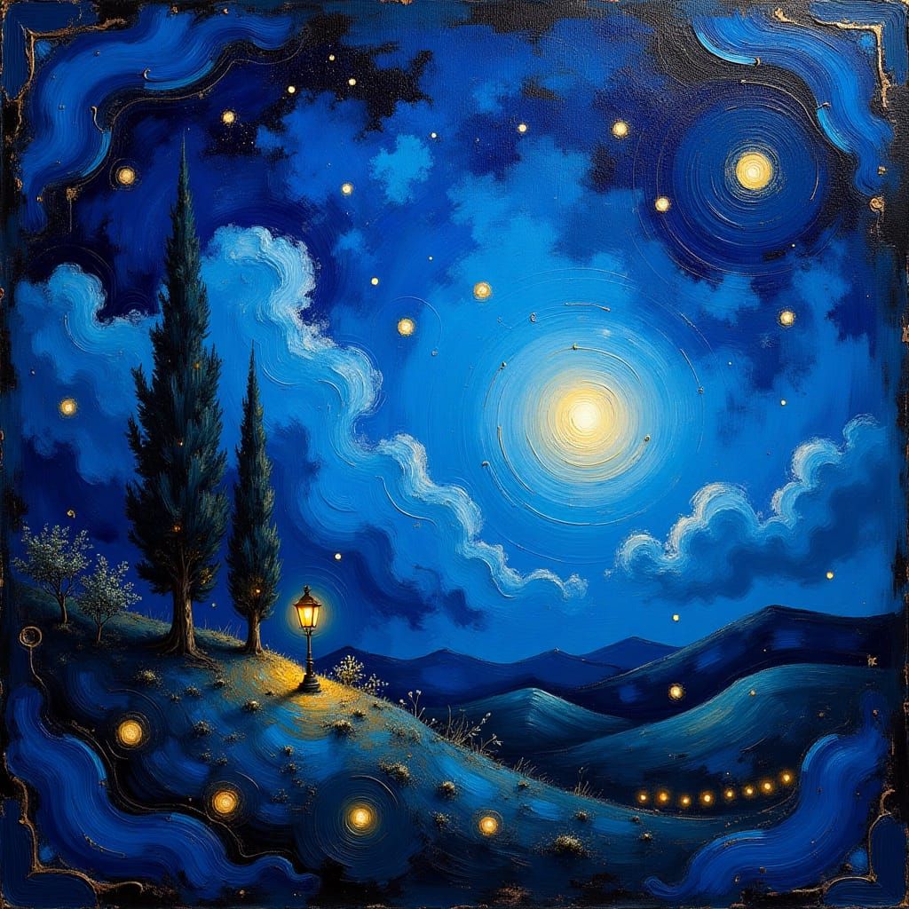In the starry night...