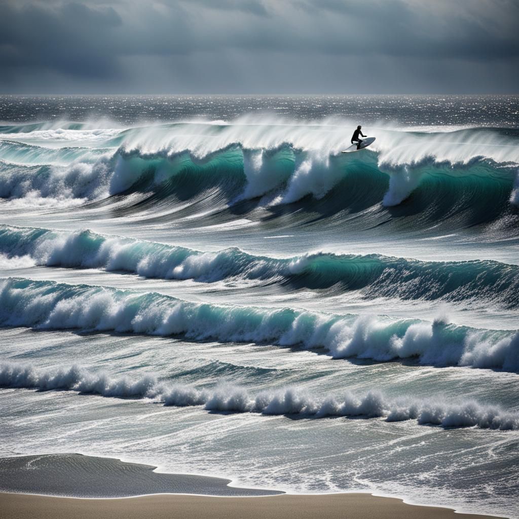 Oceans and Beaches: The vast expanse of the ocean, with its ...