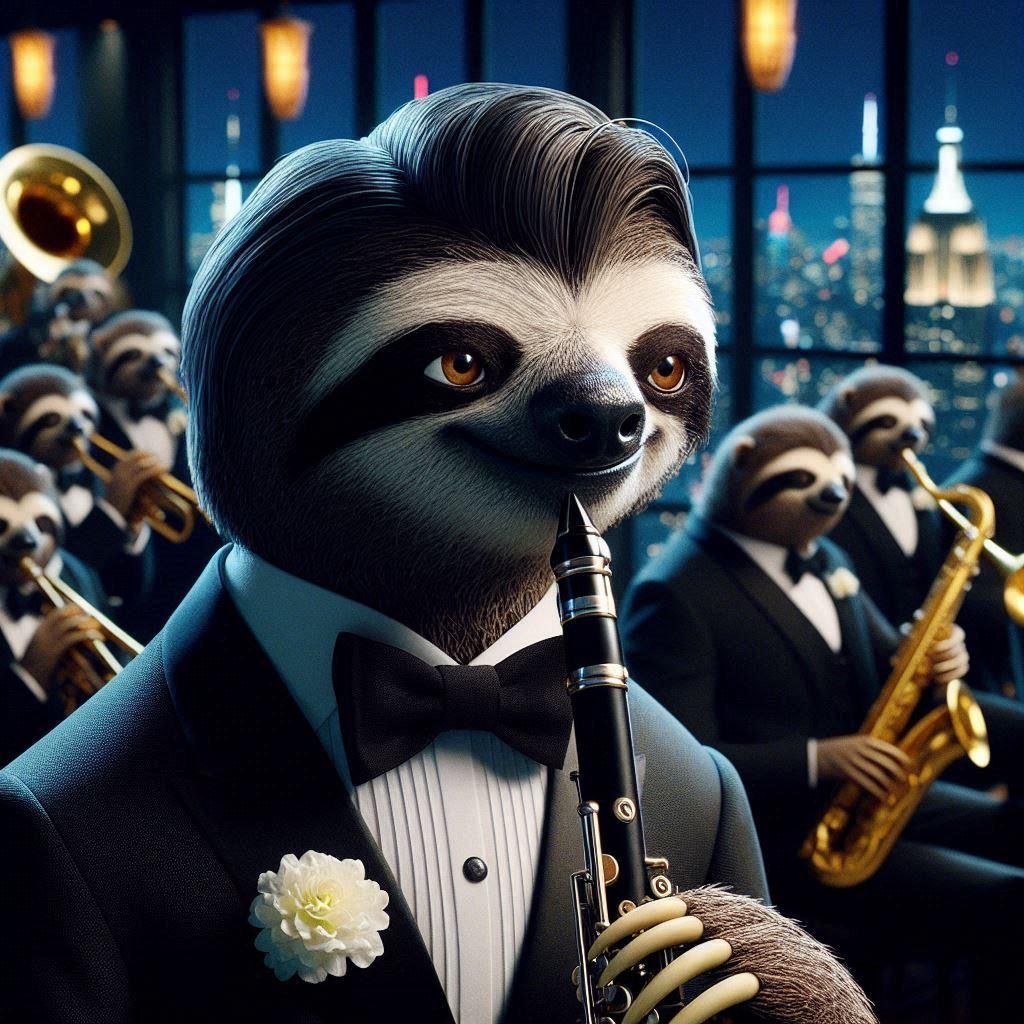 Slothtie Shaw, clarinetist, Big Band leader