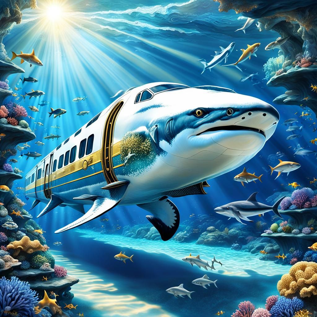 Inter-Continental Express Amphibian Train  by @Alan Elsam