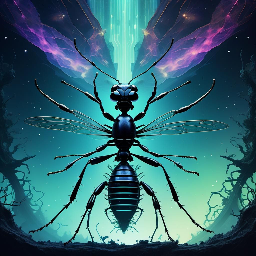 Ant Queen Design Quartile architectonic, auroral dance, Ambient