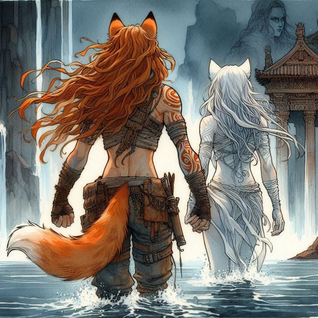 Nyra and Wolfie: Friendship