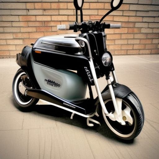 A Knight Rider moped