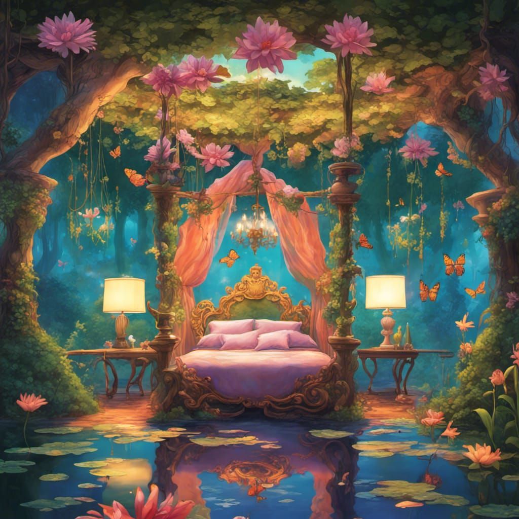 Lilypad Bed  by @Crystal