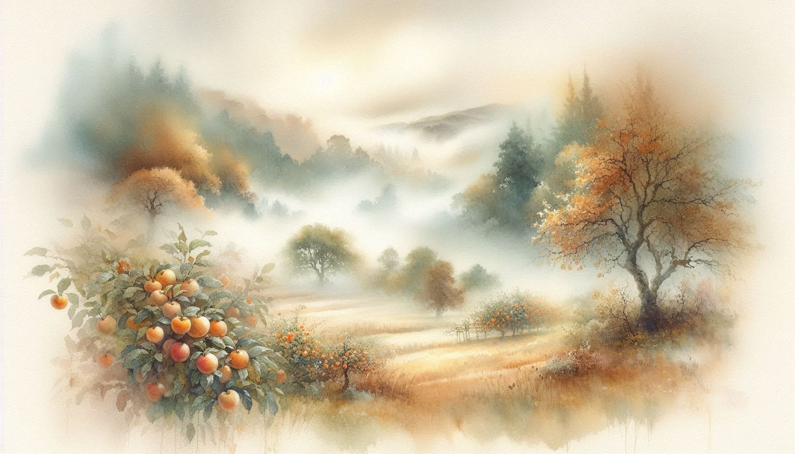 Misty Autumn Morning II