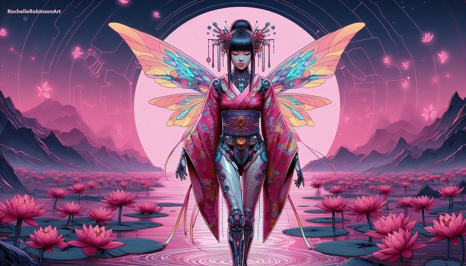 Android Geisha Fairy