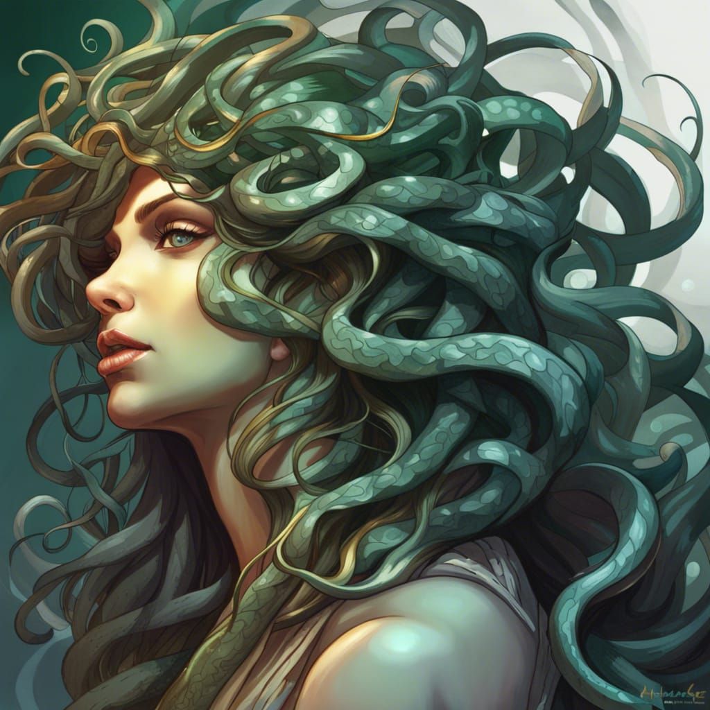 Medusa . - AI Generated Artwork - NightCafe Creator