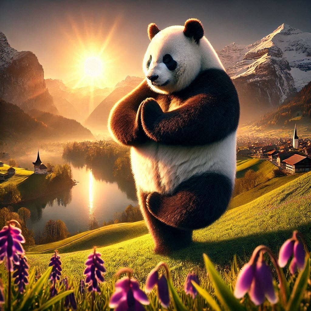 Panda Yoga !!
