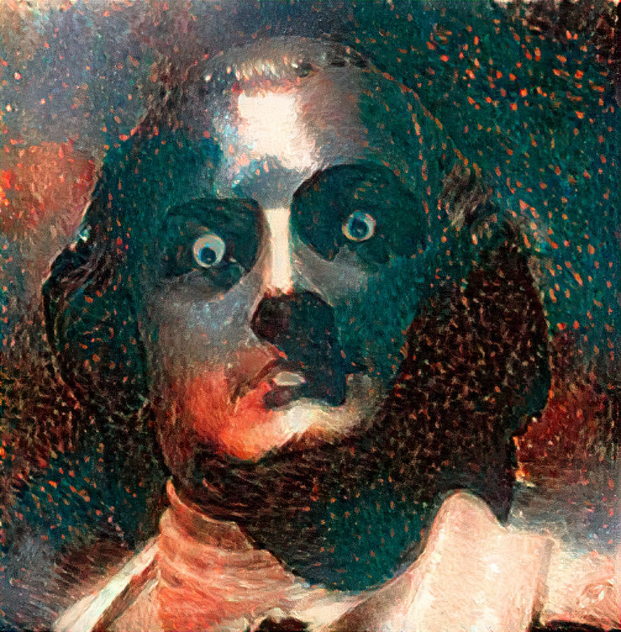 googly eyed statue