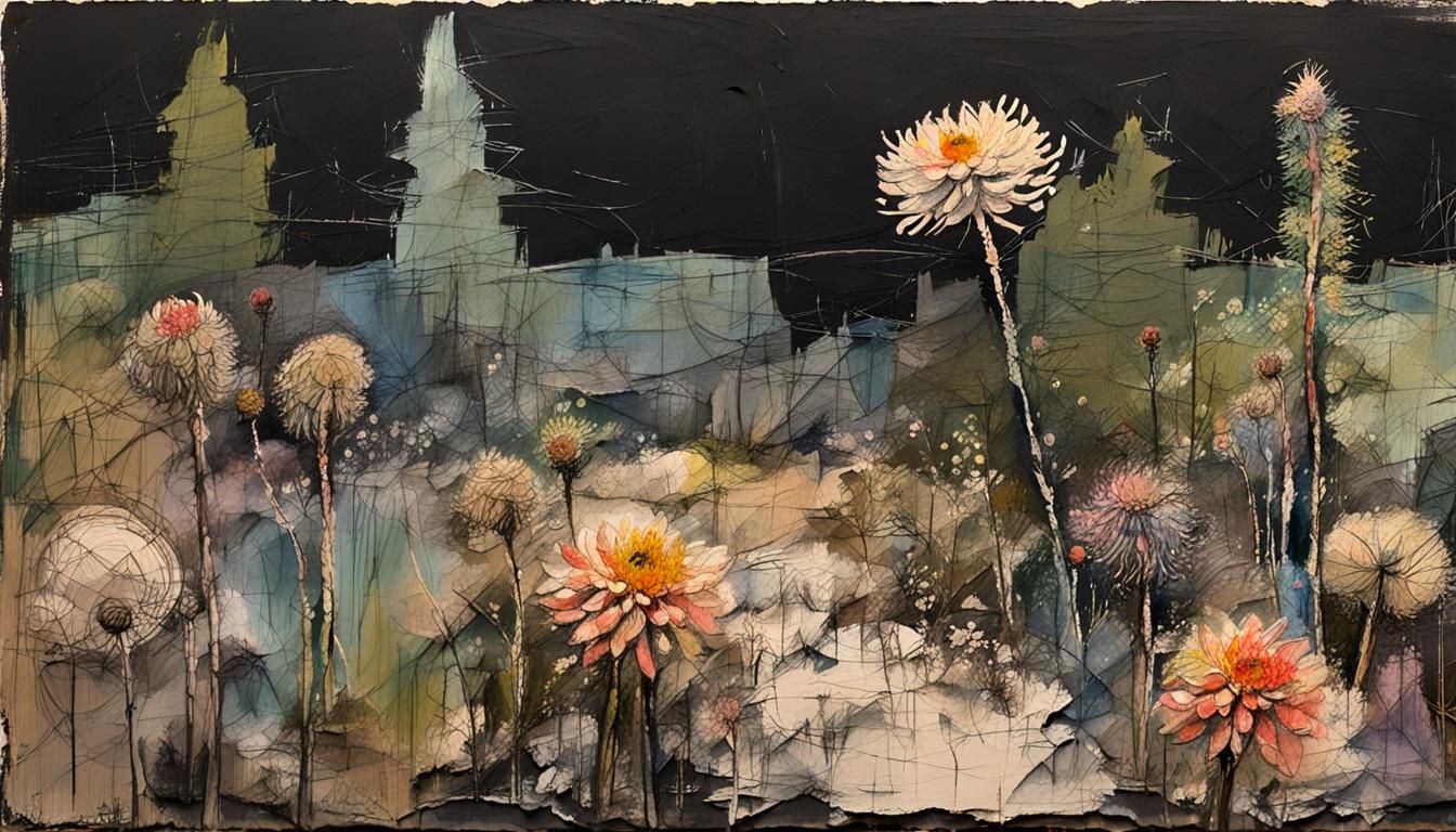 At the nursery, dahlia - vi   by @Elyse