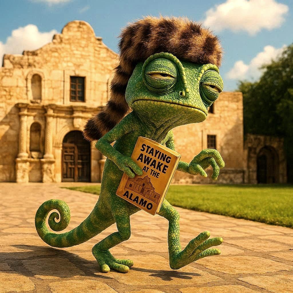 This Davy Crockett Hat Makes Me Sleepy