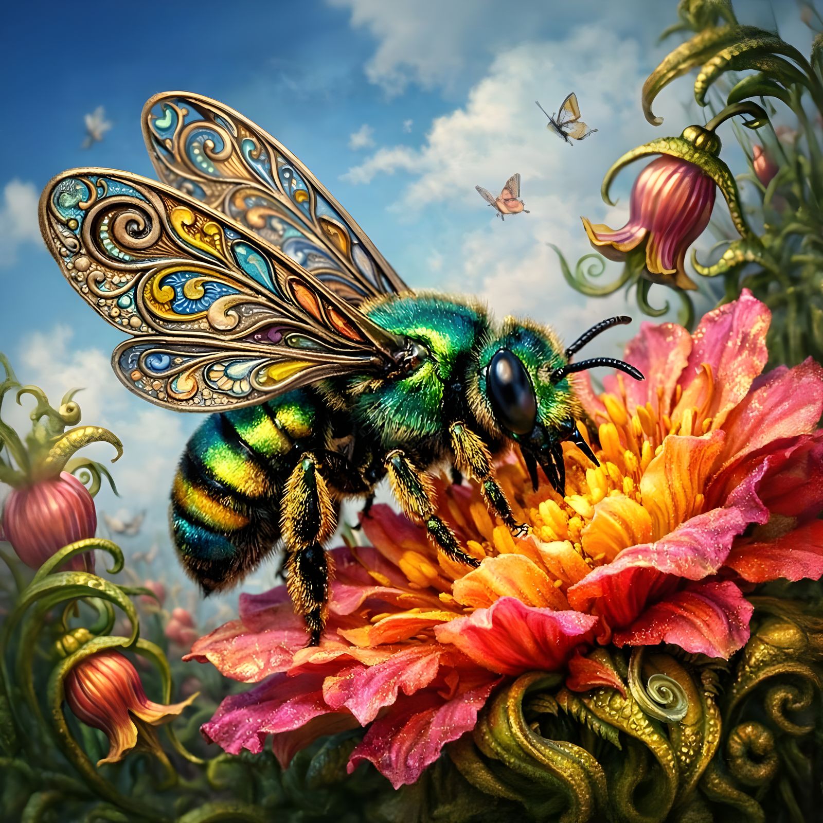 Agapostemon   by @Jerri Bee