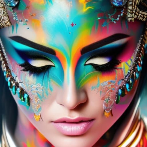 Woman (graffiti style)
