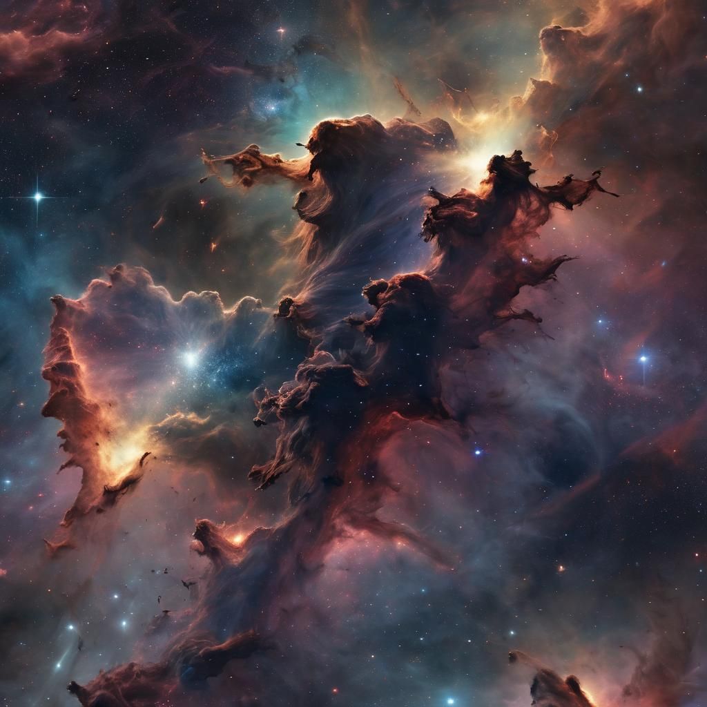 Newborn star galaxy  by @Valentin