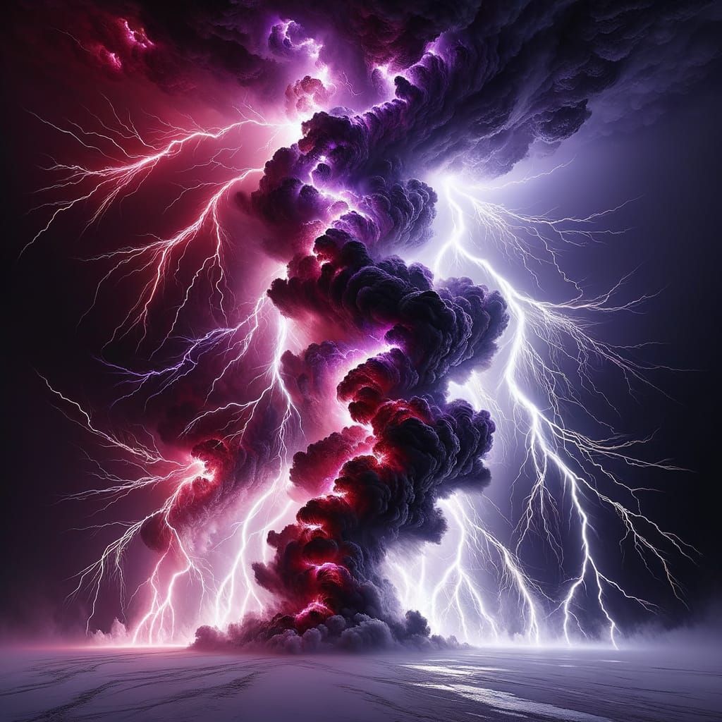 Lightning storm   by @Tippy