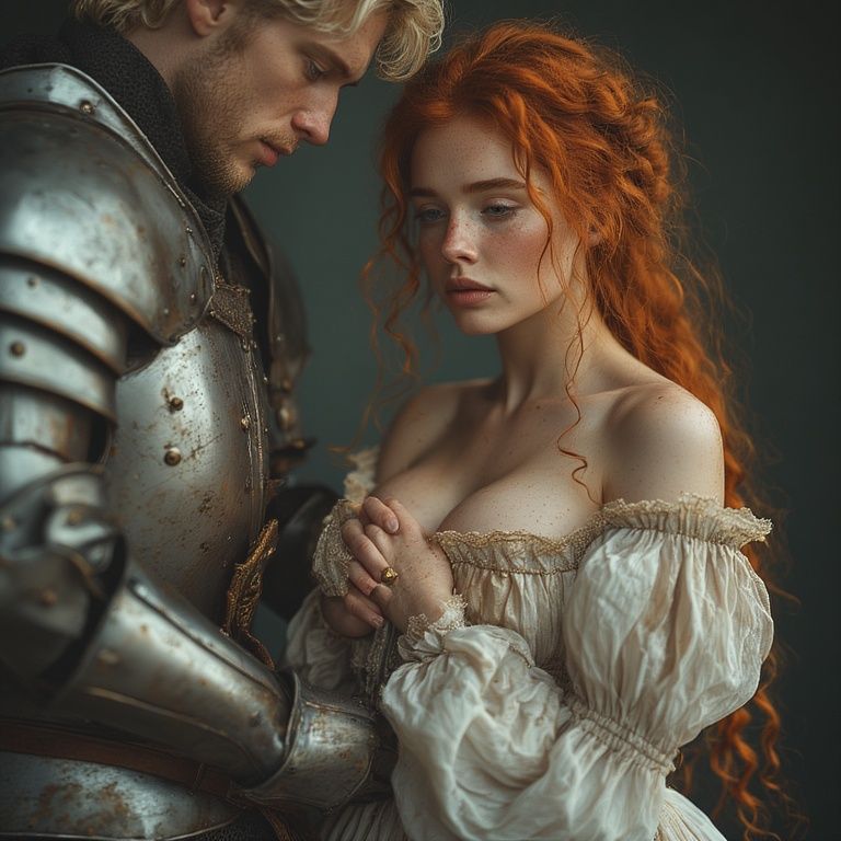 the Knight rescues the damsel in distress