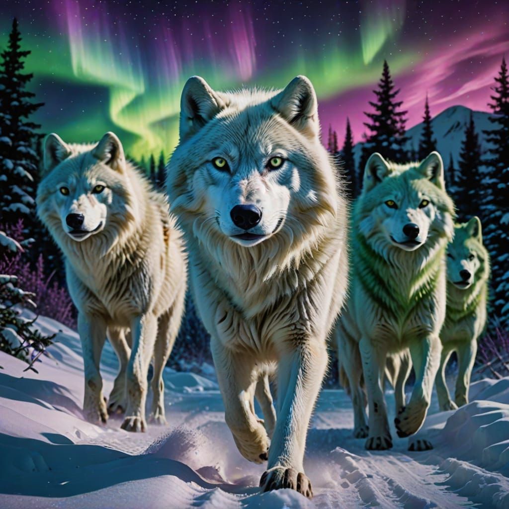 Arctic wolves