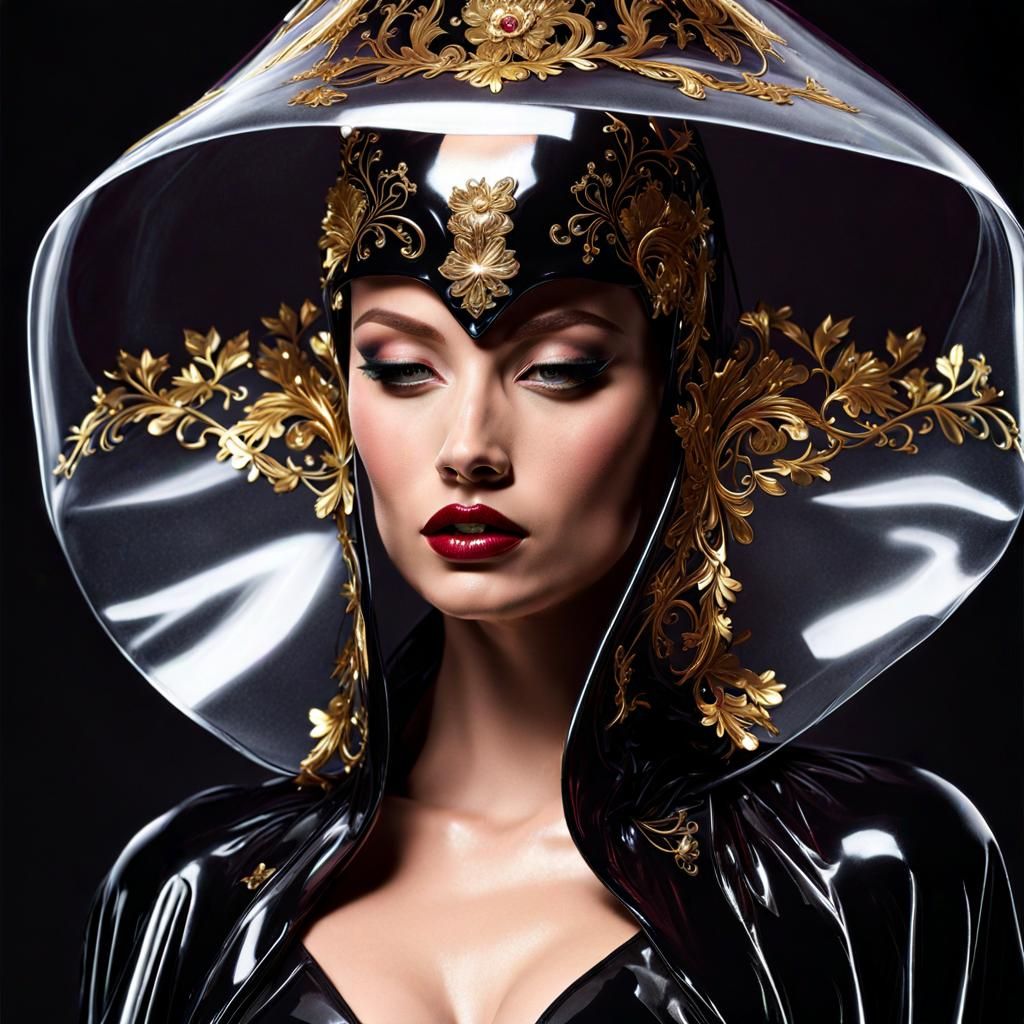 Latex Raincoat AI Generated Artwork NightCafe Creator