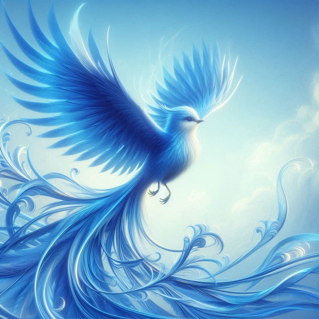 The blue bird of love